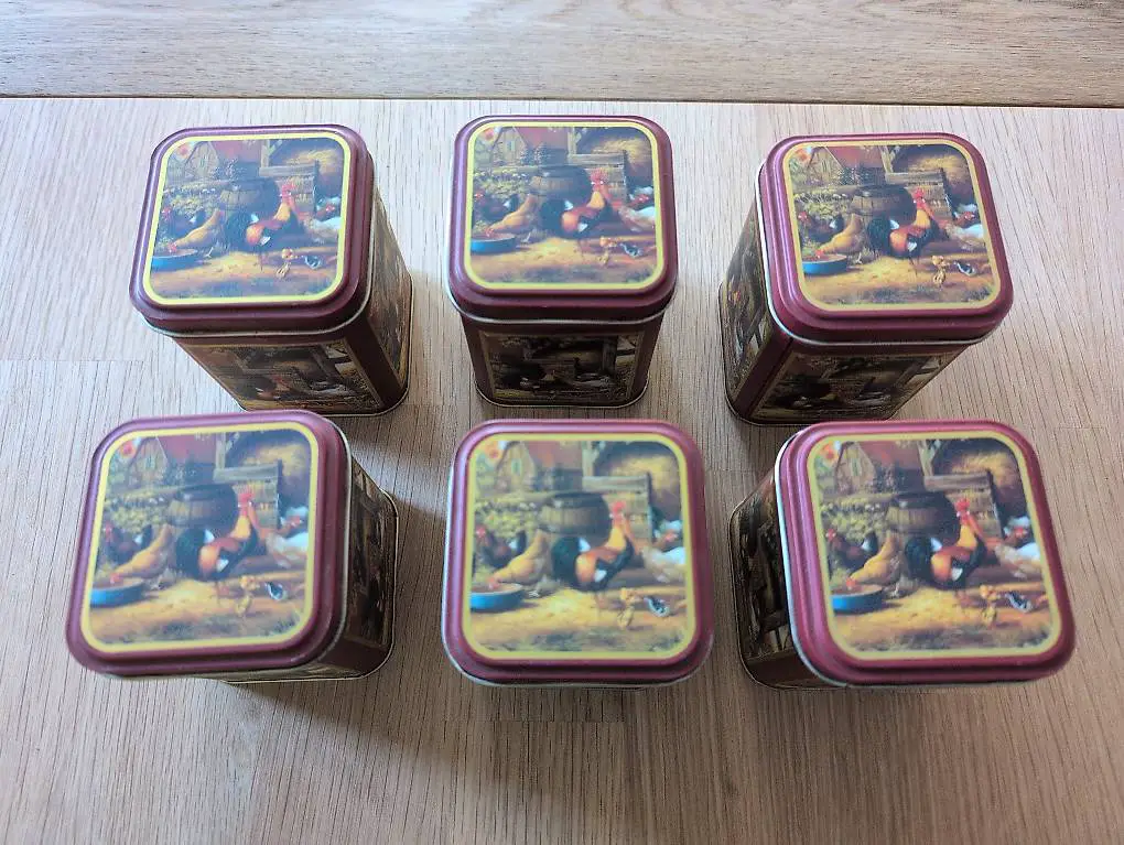 Aufbewahrungsboxen für z. B. Tee