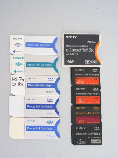 Sony Memory Stick HX 8GB, Adapter MS & CF