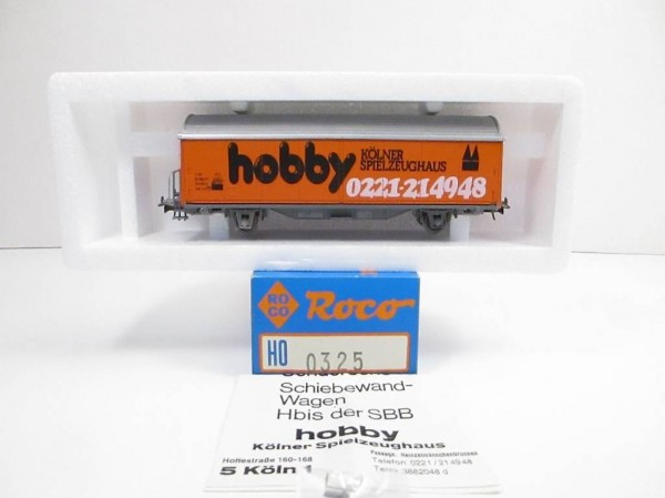 ROCO H0 0325 SBB Schiebewandwagen Hbis