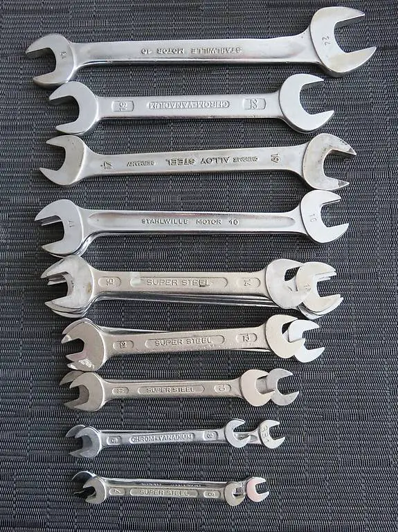 Gemischtes Set Gabelschlüssel Stahlwille Motor & Wiesemann