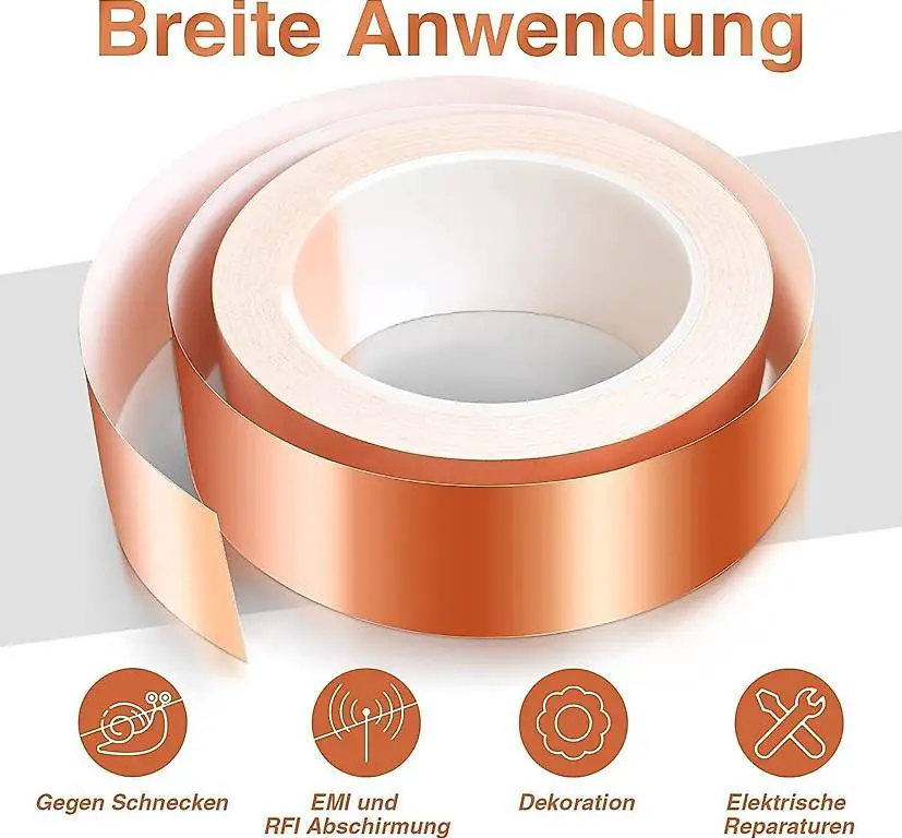 Portofrei 25m Kupferband Selbstklebend Kupferband Gegen Schn