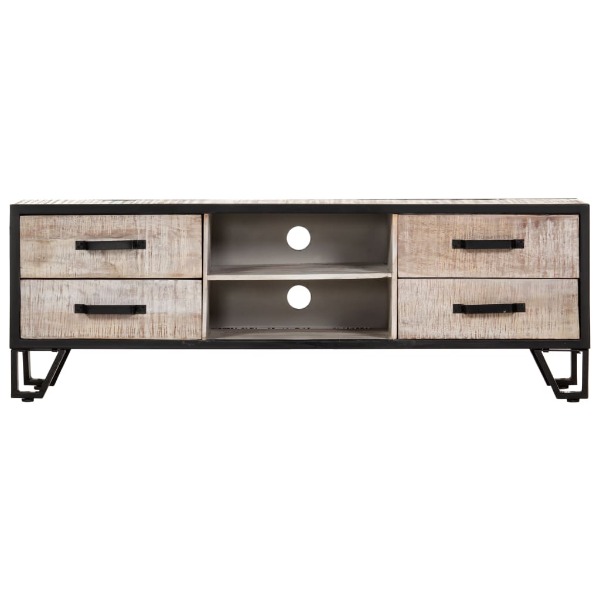  TV-Schrank 120 x 30 x 40 cm Massivholz Akazie