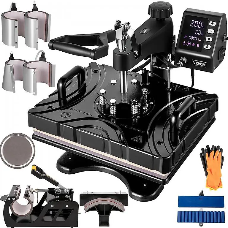 10 in 1 Hitzepresse 38 x 30 cm Transferpress