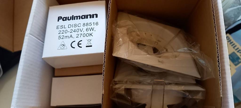 Paulmann 3x6Watt Grosse Einbauleuchten-Set Quality Line Disc