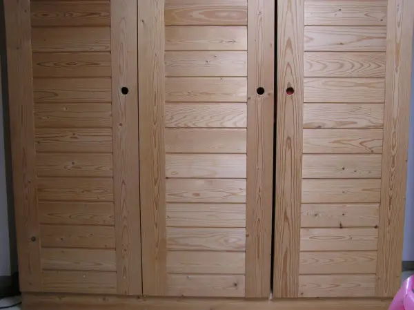 Kleiderschrank Kiefer massiv Breite 165 cm