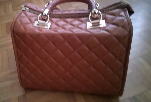 Borsa Vera palle marrone