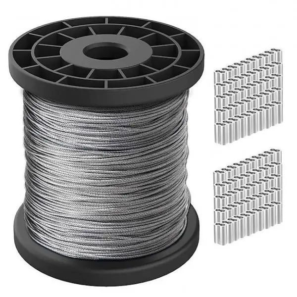  100m Stahlseil, 304 Rostfreier Stahl Drahtkabel