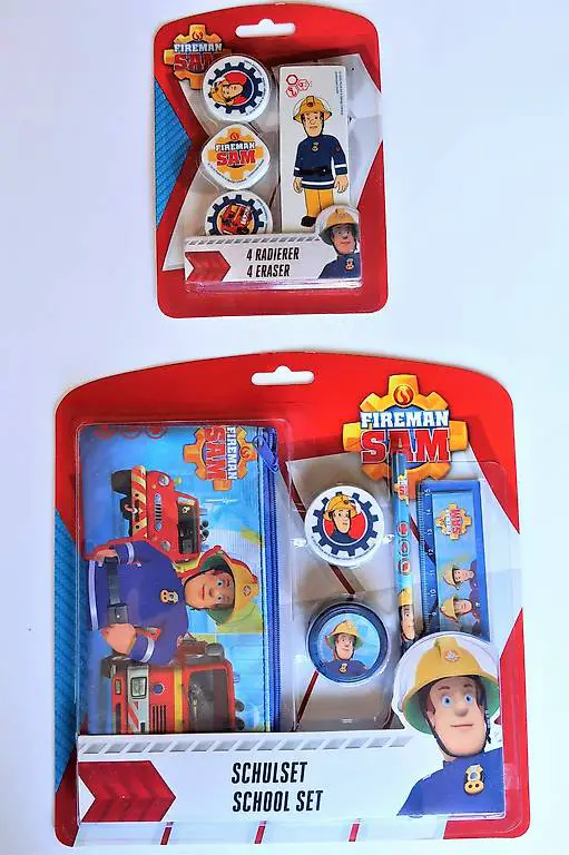 Geschenkset Feuerwehrmann Sam 9-Teilig