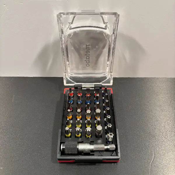 neues metabo set 32xbit schraubendreher case tool werkzeug akku