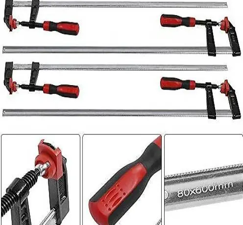  Schraubzwingen Set, F Klemmzwinge Schraubzwinge Tiefspann