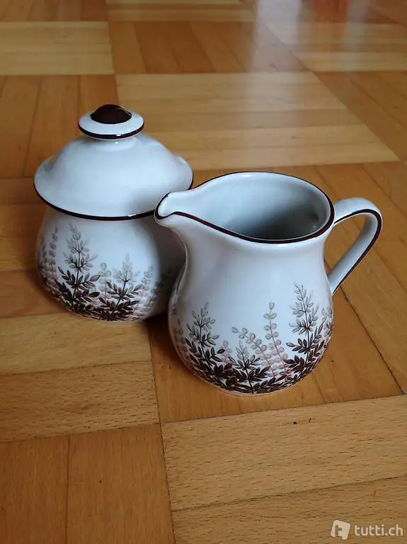 Zuckerdose und Rahmkrug