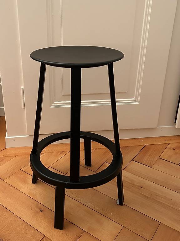 Revolver - LOW Barstuhl von HAY_low_schwarz