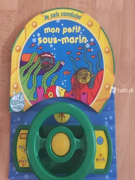 Livre sous-marin avec boutons sonores