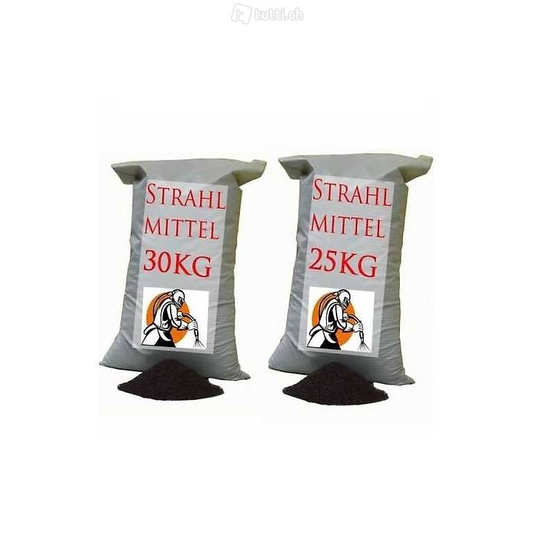  SONDERANGEBOT0,2 - 1,0 mm 25kg Strahlmittel Strahlgut