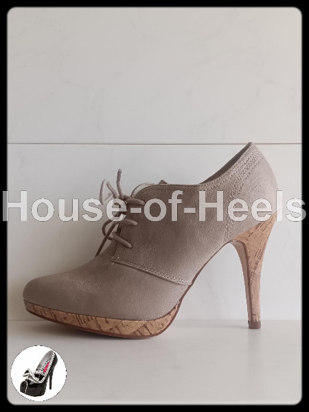 Escarpins Oxford Graceland 40 talon 11cm plateau 1,5cm velours