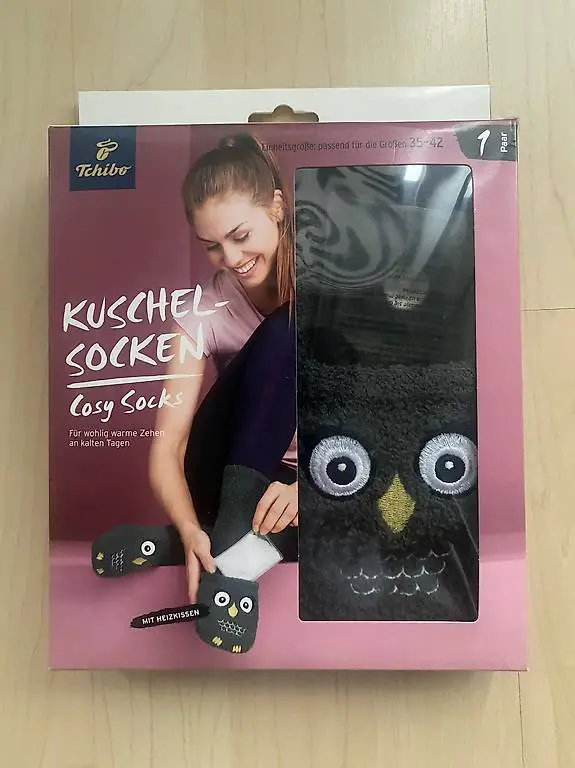 Kuschelsocken mit Heizkissen