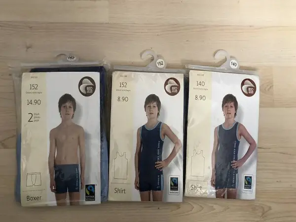 Neue Unter- Leibchen - Hose Bio Gr. 140 152