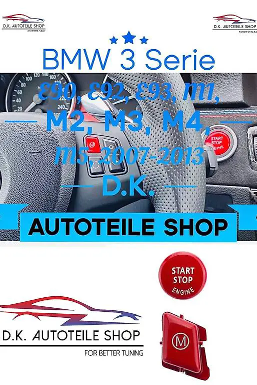 bmw start stop m knopf e90 e92 e93 m1 m2 m3 m4 m5 2007-2013