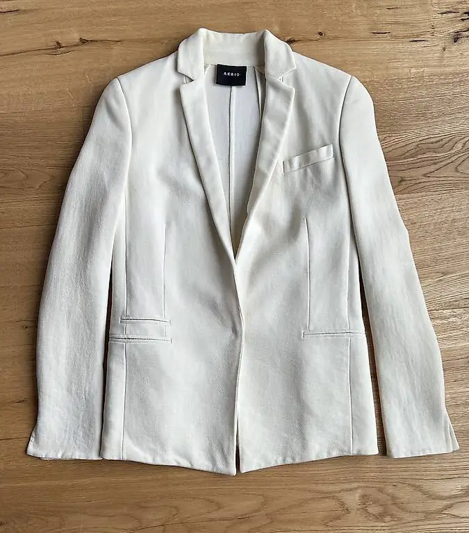 Blazer von Akris Gr. 36, weiss/creme