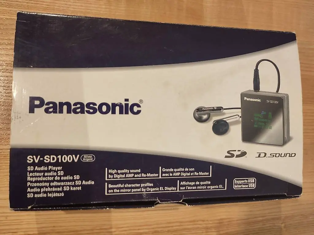 Panasonic SV-SD100V - Audio Player, FM Radio, Voice Recorder