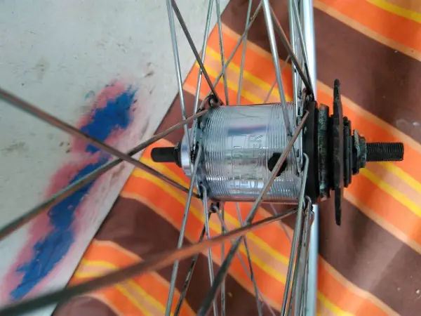 CH-Oldi Weinmann Alu Hinterrad 28 Zoll 3Gang Sturmey Archer