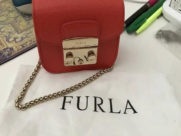 Miniatur Furla Metropole orange t278