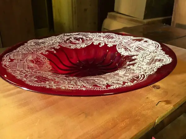  Venezianische Schale aus Muranoglas