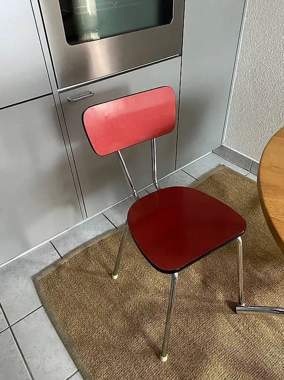 2 Küchenstühle Rot