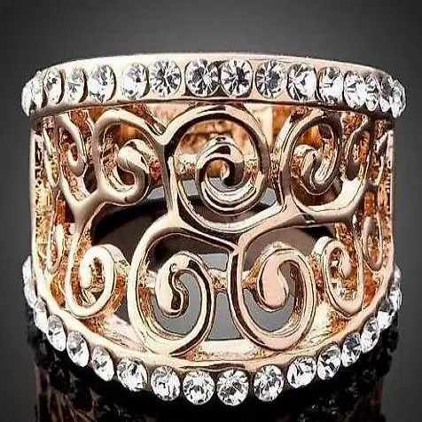 543N Stilvolle-Kristall-ring GP