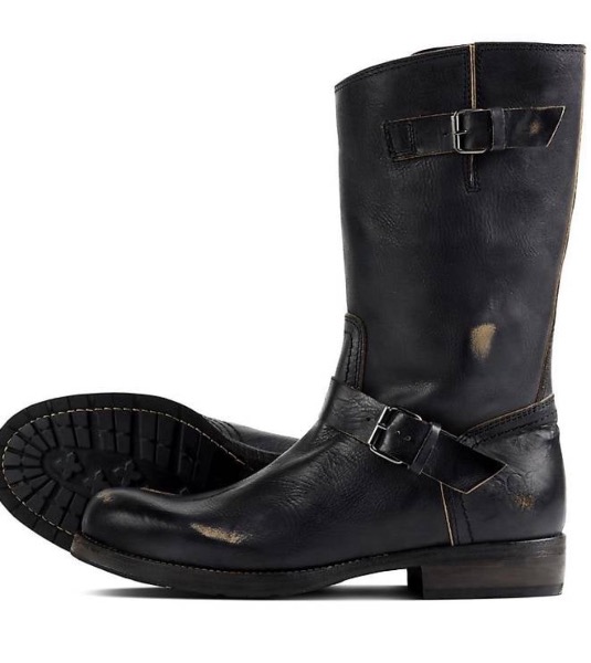 Motorradstiefel Rokker - Cruiser Boot Schwarz