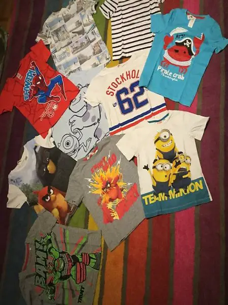 Magliette estive tg. 110/116