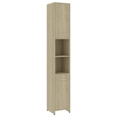  vidaXL Sonoma-Eiche 30x30x183,5 cm Holzwerkstoff