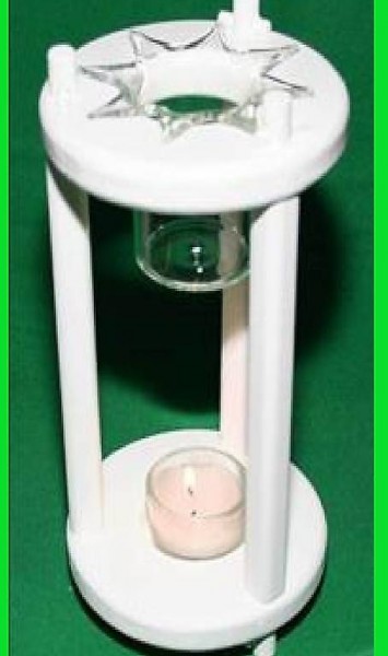 Duftlampe mit mundgeblasenem Glas Neu