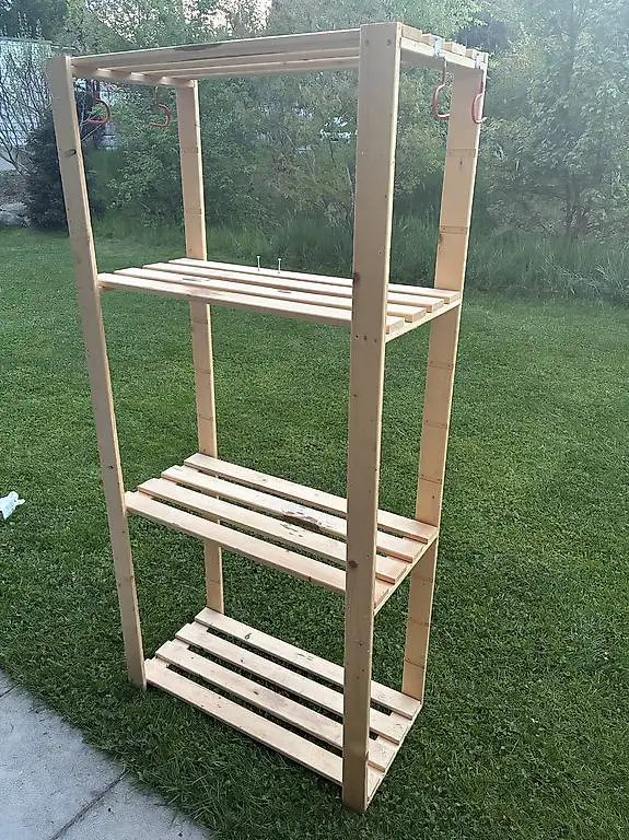 Holzgestell 80x39x170cm