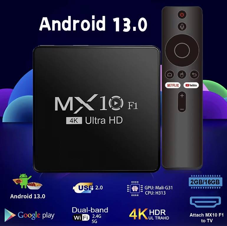 1 Jahr IPTV Streaming plus Android 13.0 IPTV TV Box NEU