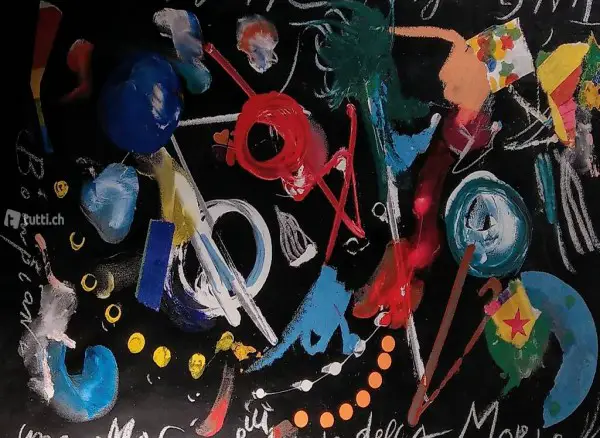  Jean Tinguely Hulten 87 Plakat 68x98 gerahmt 70 x 100