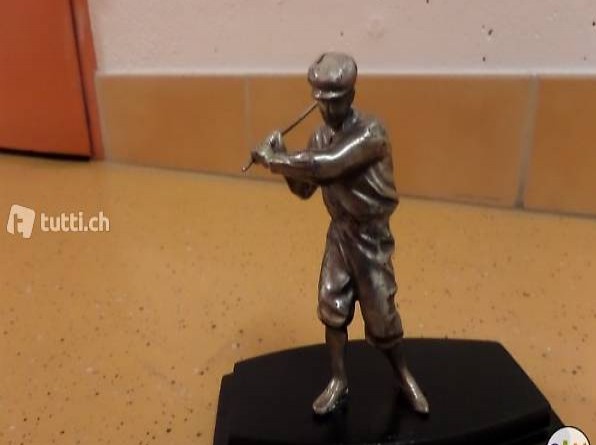 Vintage statuette golf Genève Lausanne Berne Zurich Basel