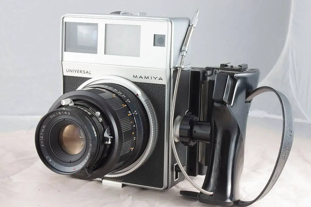 Mamiya Universal + Mamiya-Sekor P 127mm f/4.7