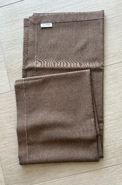 Tischdecke Polyester, braun, Top Zustand