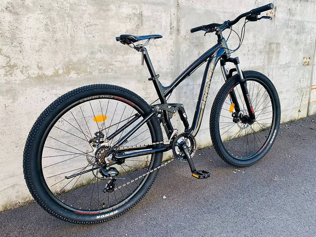 29 Zoll ALU Mountainbike 19er Rahmen Fully SCHWARZ-GLANZ NEU