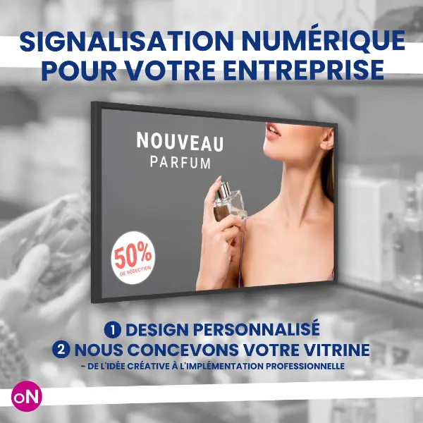 Écran Publicitaire pour Parfumeries x5