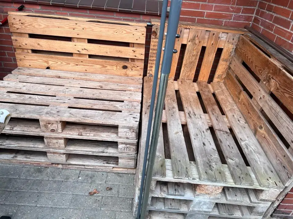 Paletten Eckbank