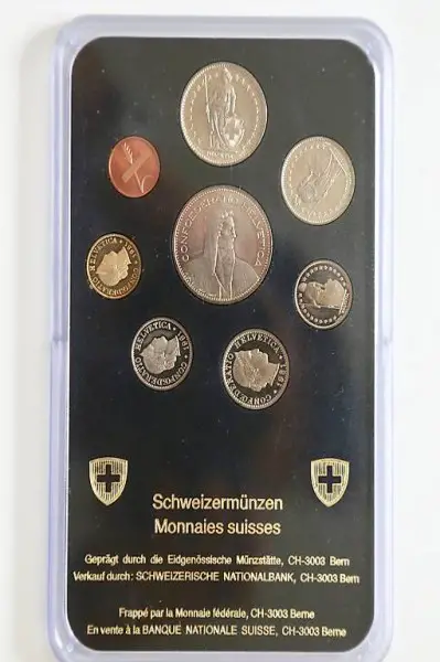 Schweizer Münzen Set 1981