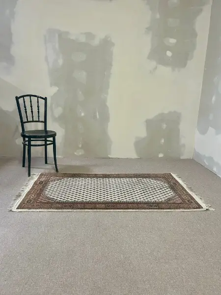 Teppich Brücke Mir mit Bordüre aus Indien 90x165cm