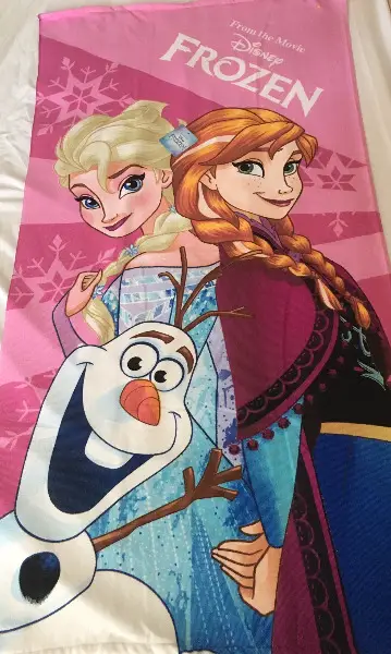 Badetuch Frottee Strandtuch Frozen Eisprinzessin Motiv