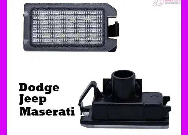  Maserati Jeep Dodge Kennzeichenleuchten