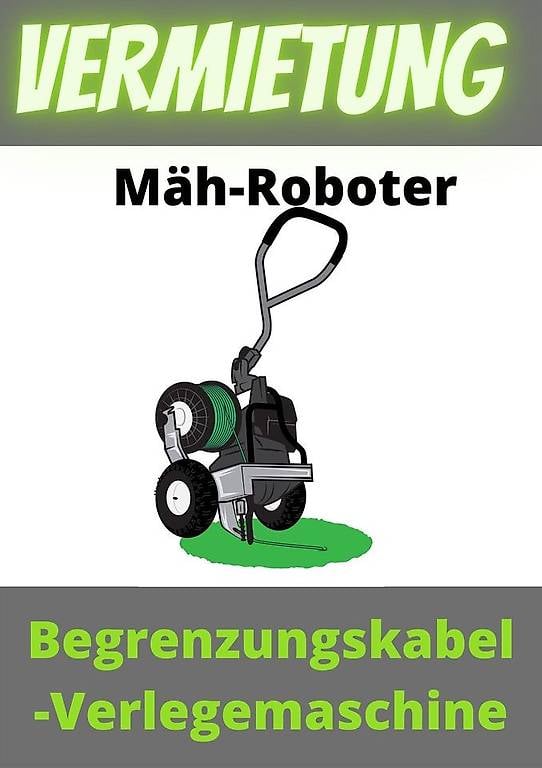 Vermietung Kabelverlegemaschine f. Rasenroboter Installation