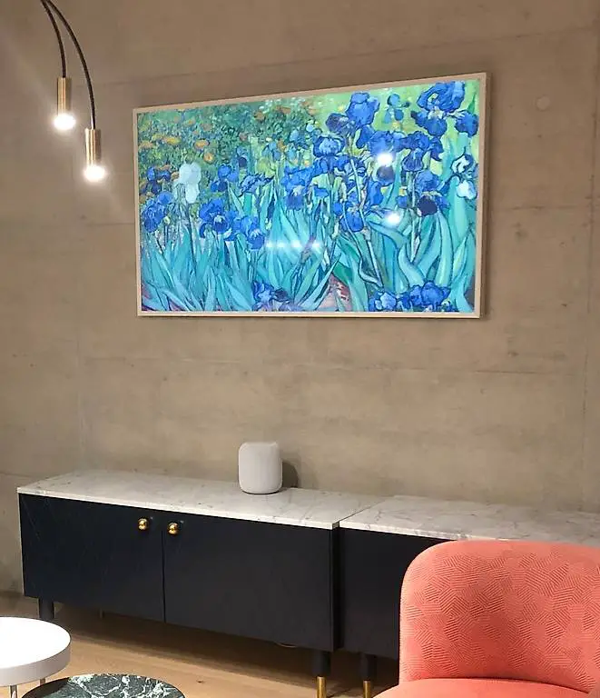 Samsung The Frame 55" 2017 mit Rahmen (kleiner Fleck)