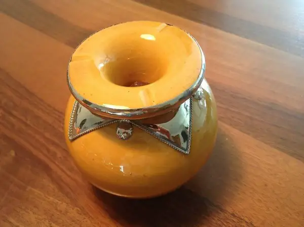  Aschenbecher aus Marokko - Gelb