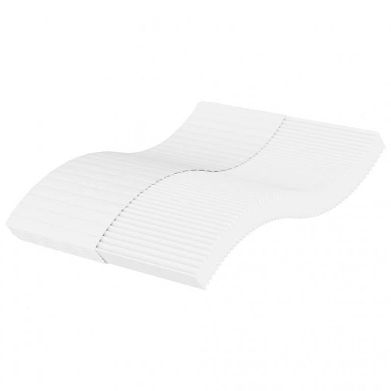 Schaumstoffmatratze Weiss 120x210 cm Härtegrad H2 H3